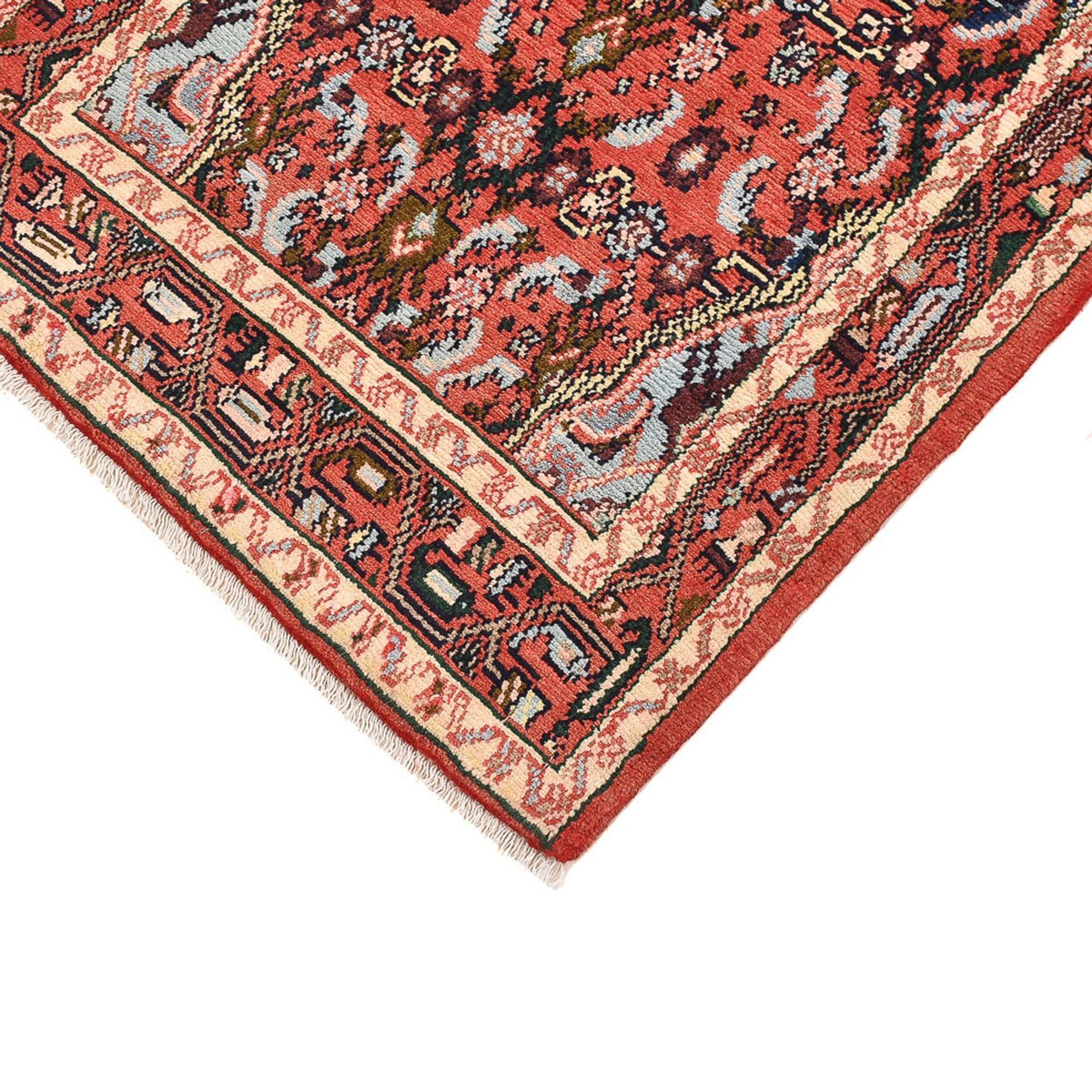 Tapis persan - Nomadic - 141 x 63 cm - rouge
