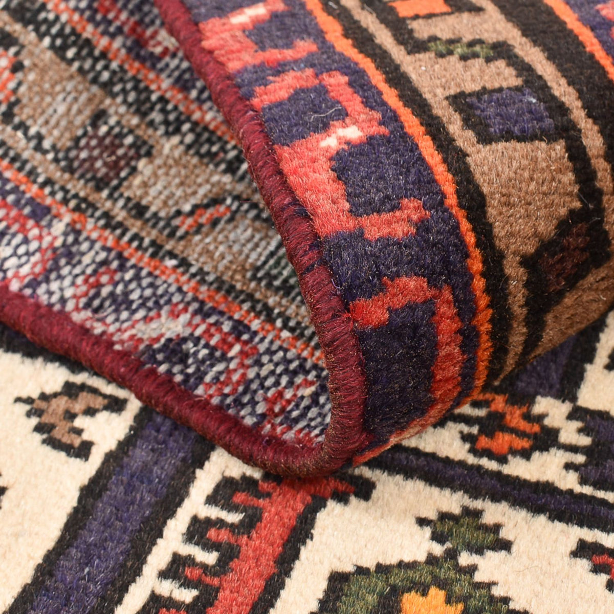 Tapis persan - Nomadic - 122 x 74 cm - multicolore