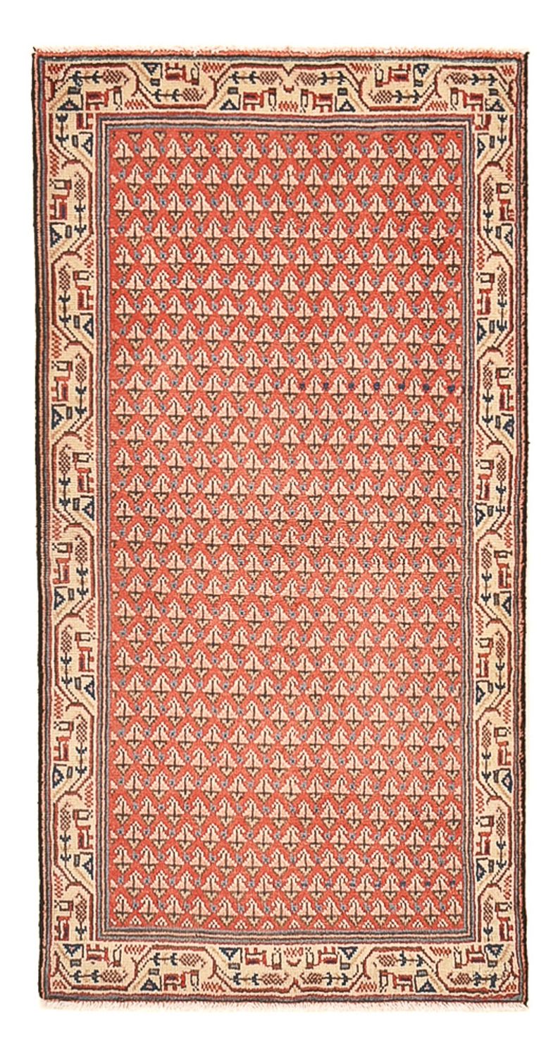 Tapis persan - Mir - 121 x 62 cm - rouille