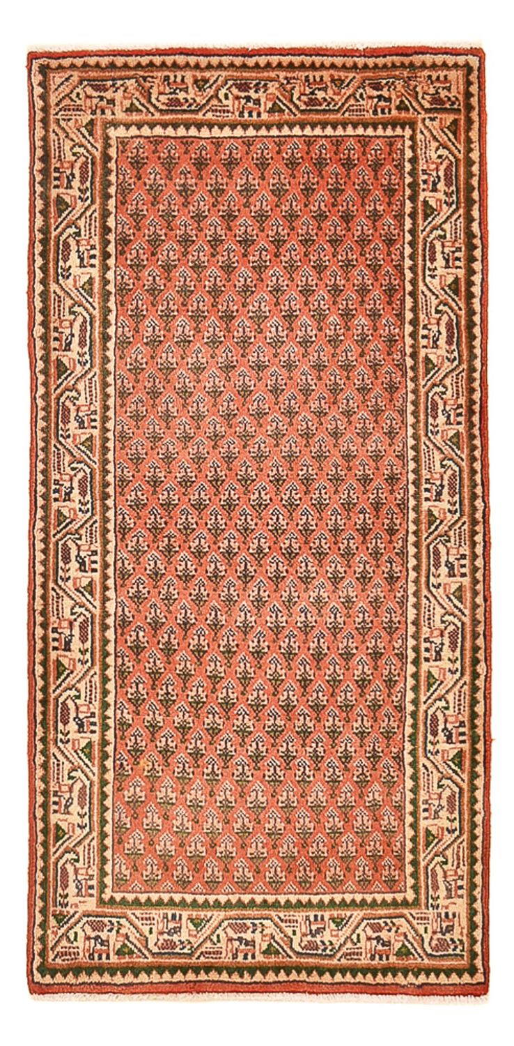 Tapis persan - Mir - 130 x 61 cm - rouille