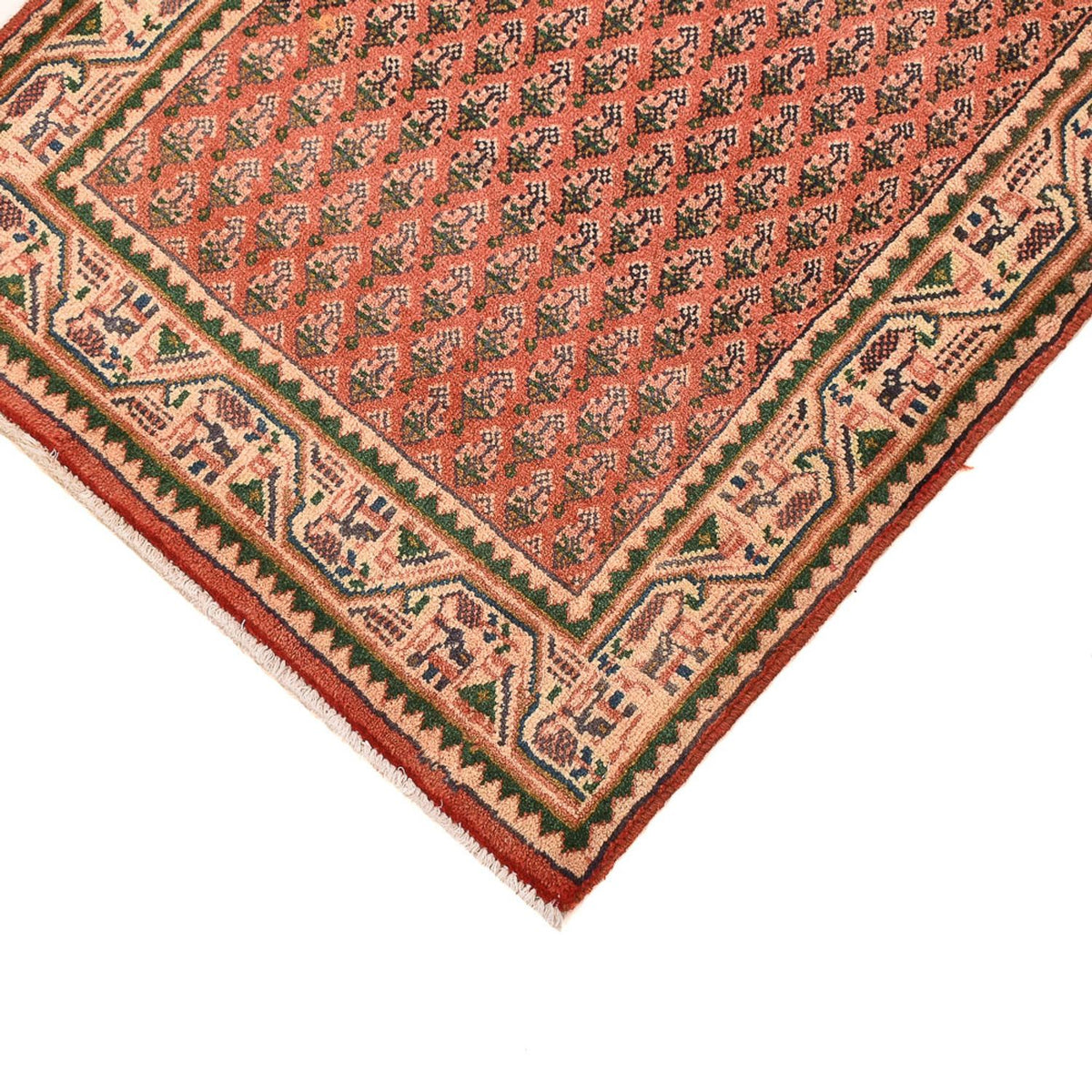 Tapis persan - Mir - 130 x 61 cm - rouille