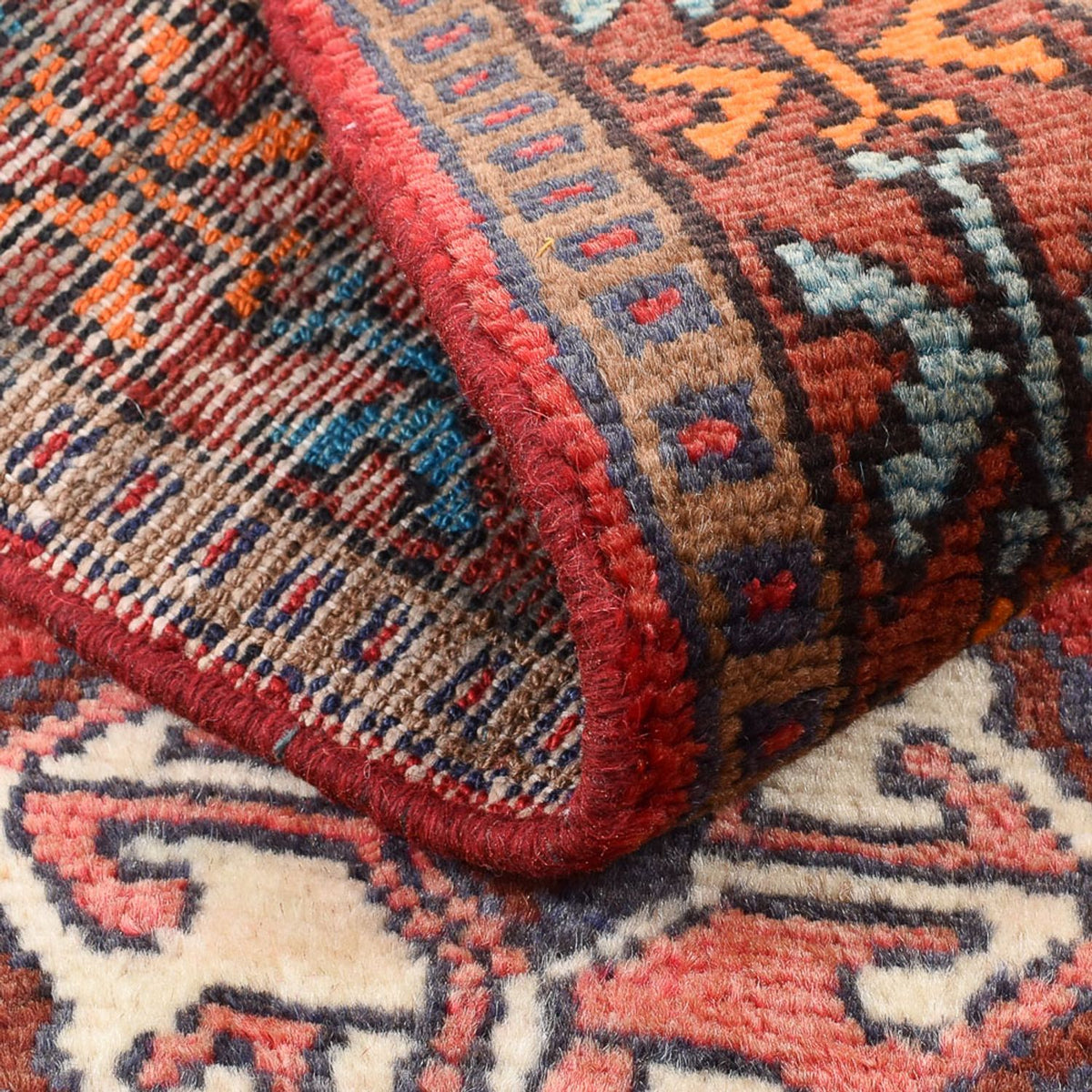 Tapis persan - Bidjar - 113 x 64 cm - rouge