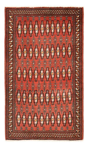 Tapis Turkaman - 127 x 73 cm - rouge