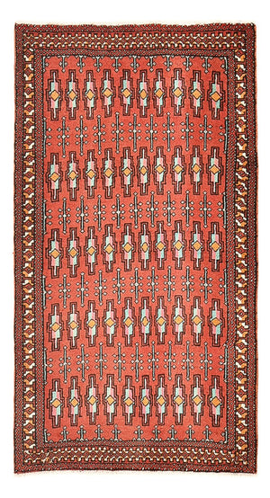 Tapis Turkaman - 129 x 71 cm - rouge