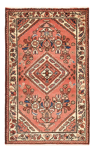 Tapis persan - Nomadic - 121 x 76 cm - rouge clair