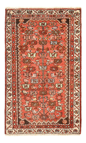 Tapis persan - Nomadic - 110 x 67 cm - rouge clair