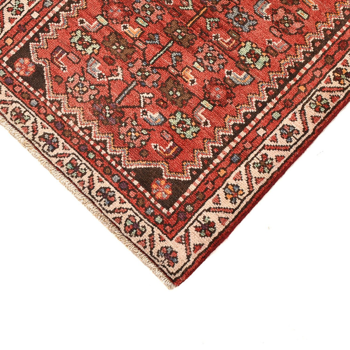 Tapis persan - Nomadic - 110 x 67 cm - rouge clair