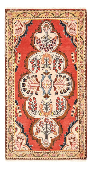 Tapis persan - Nomadic - 131 x 73 cm - rouge