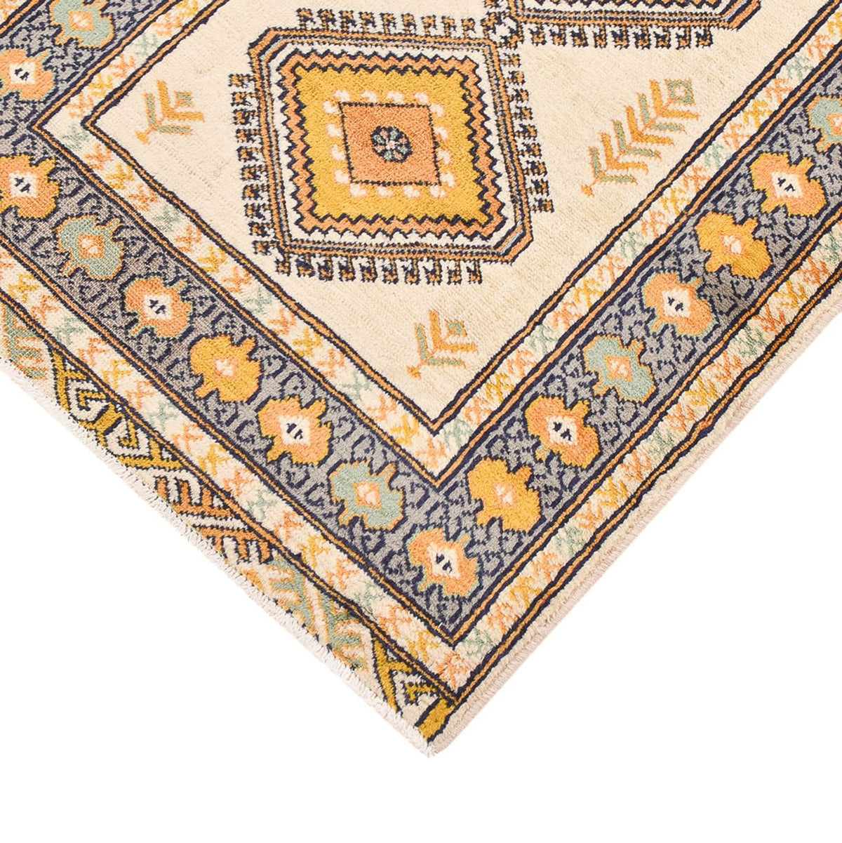 Tapis de couloir Tapis Turkaman - 215 x 65 cm - vert clair