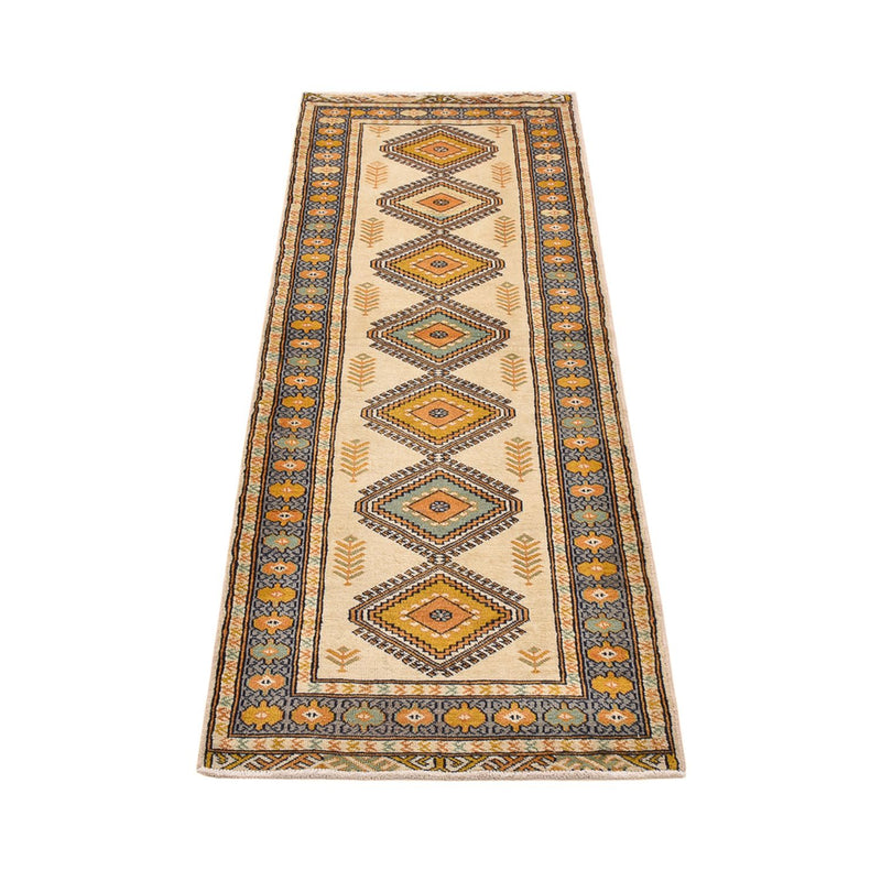 Tapis de couloir Tapis Turkaman - 215 x 65 cm - vert clair