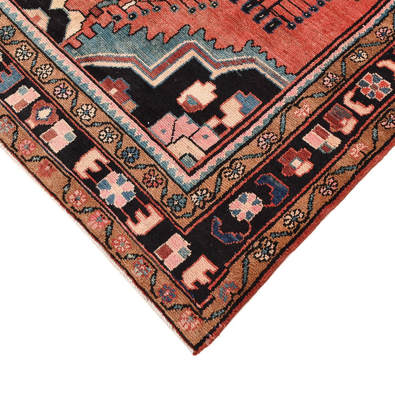 Tapis persan - Nomadic - 210 x 158 cm - rouge clair