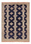 Tapis Turkaman - 173 x 120 cm - bleu foncé