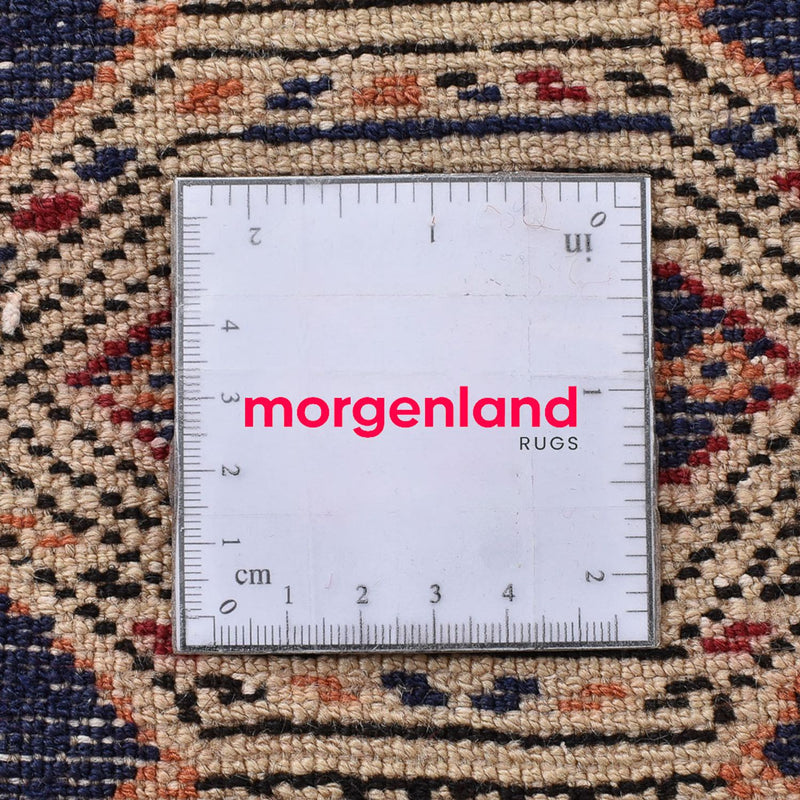 Tapis Turkaman - 173 x 120 cm - bleu foncé