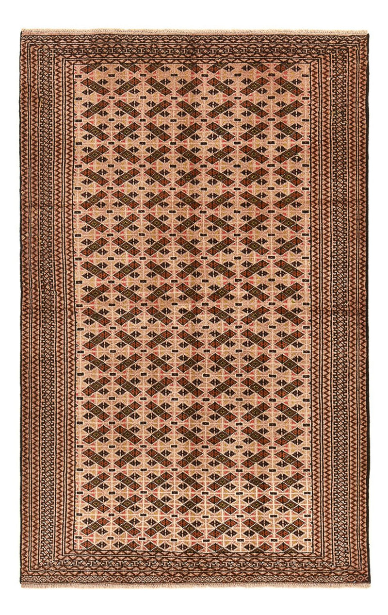 Tapis Turkaman - 190 x 128 cm - rouge clair