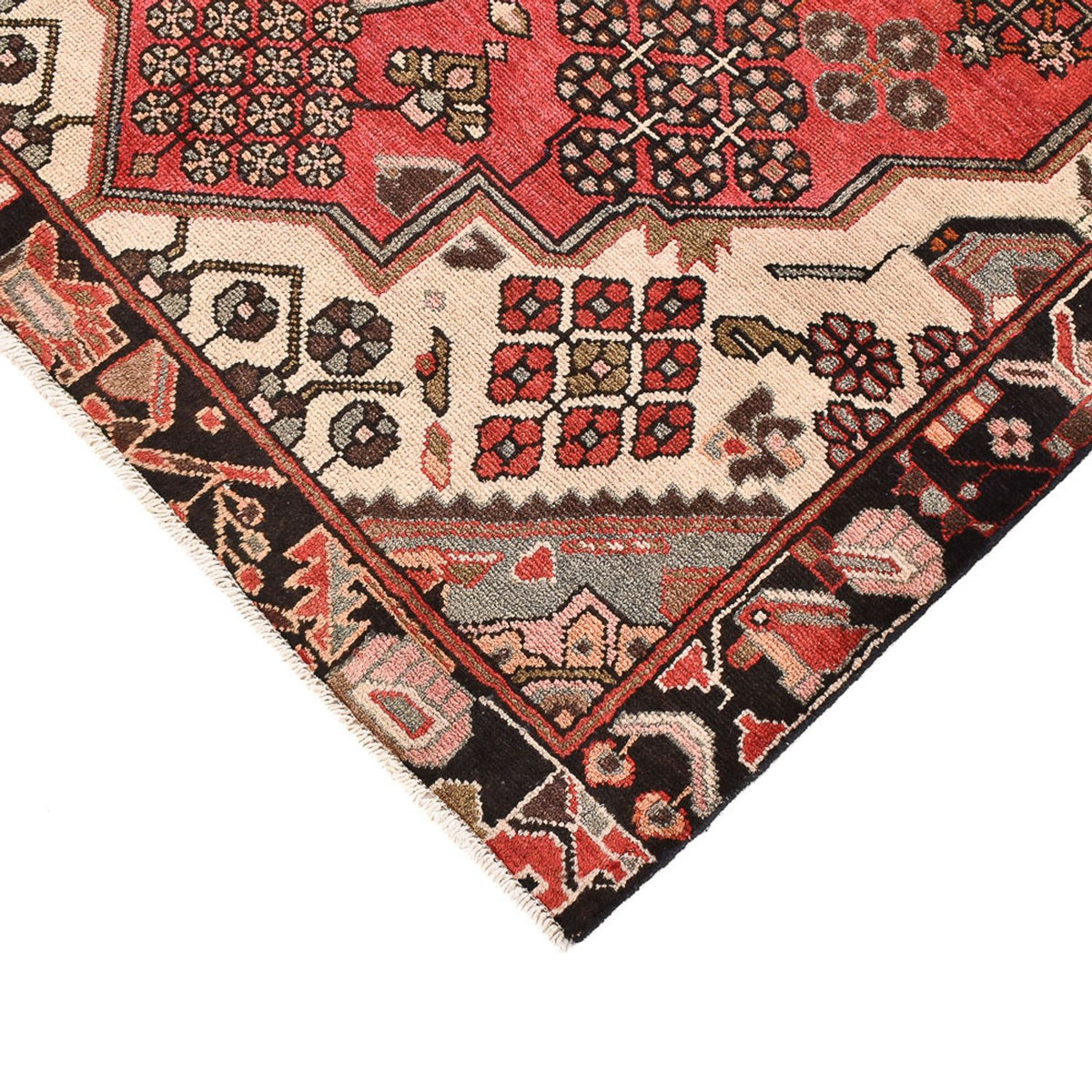 Tapis persan - Nomadic - 202 x 128 cm - rouge