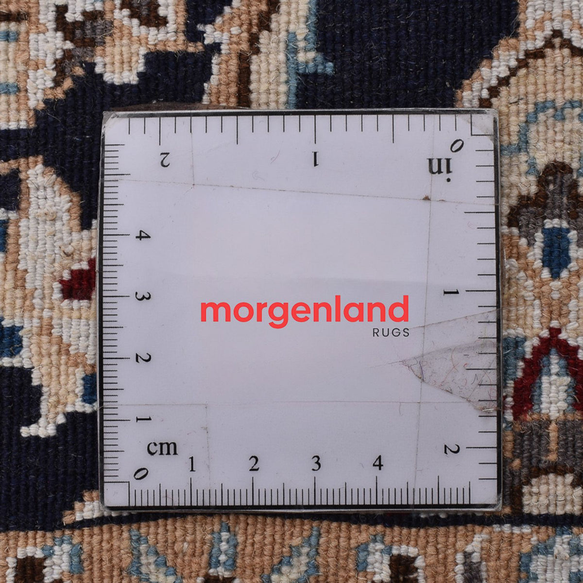 Tapis de couloir Tapis persan - Nain - Royal - 213 x 72 cm - bleu foncé