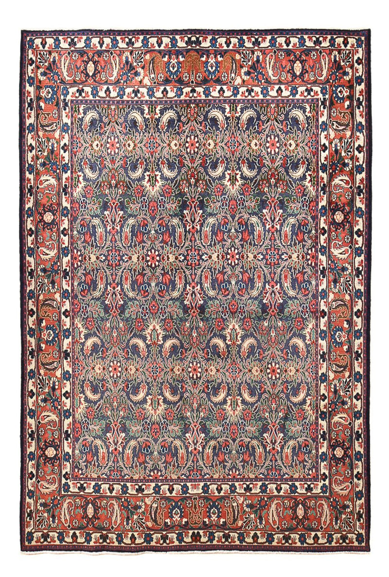 Tapis persan - Classique - 290 x 196 cm - rouge foncé