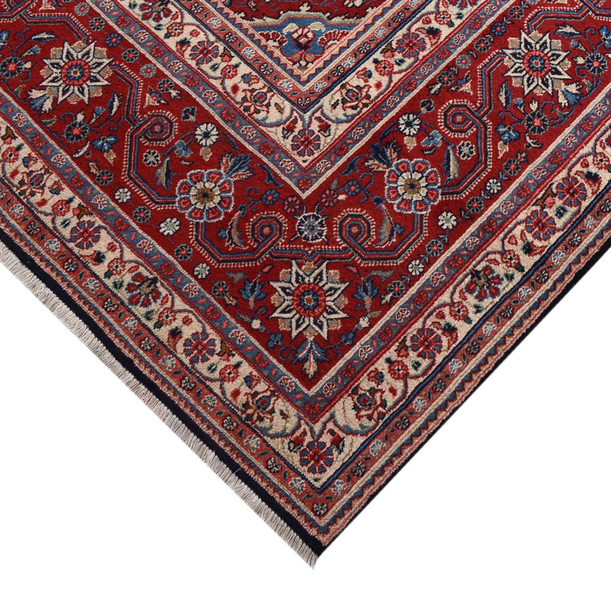 Tapis persan - Classique - 428 x 306 cm - rouge foncé