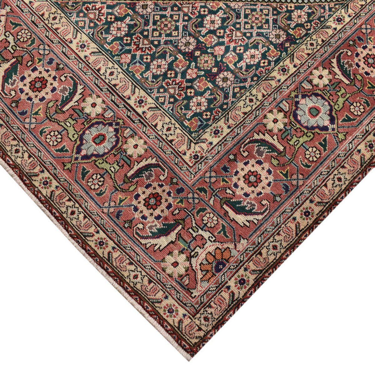 Tapis persan - Tabriz - 387 x 295 cm - beige foncé