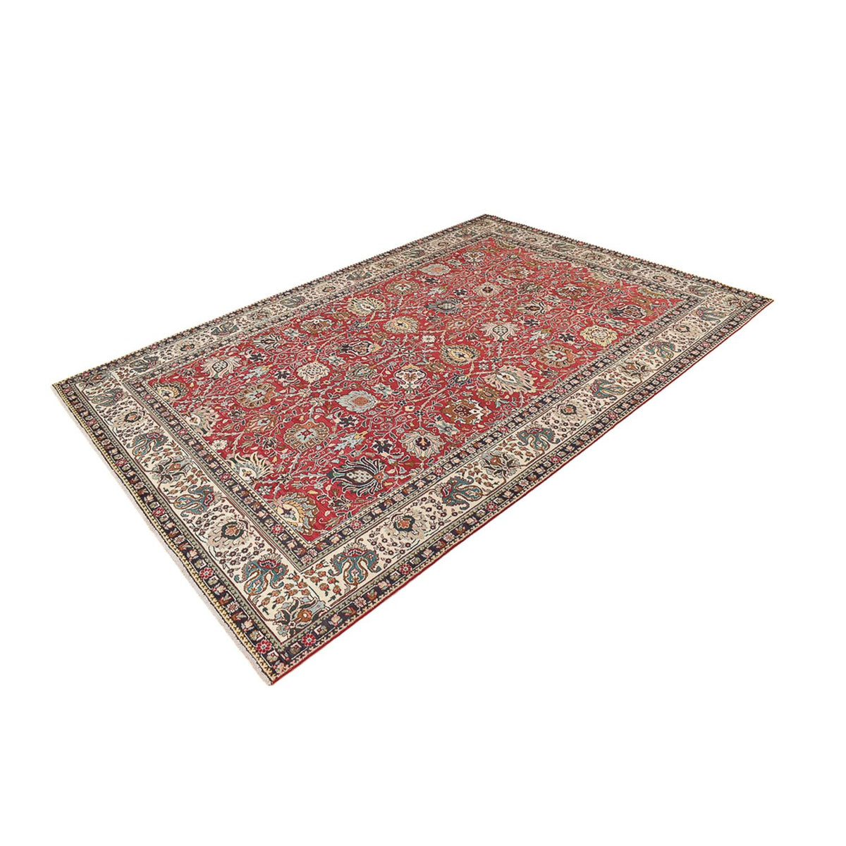 Tapis persan - Tabriz - 330 x 226 cm - rouge