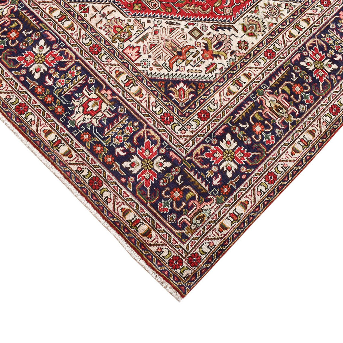 Tapis persan - Tabriz - 303 x 198 cm - rouge
