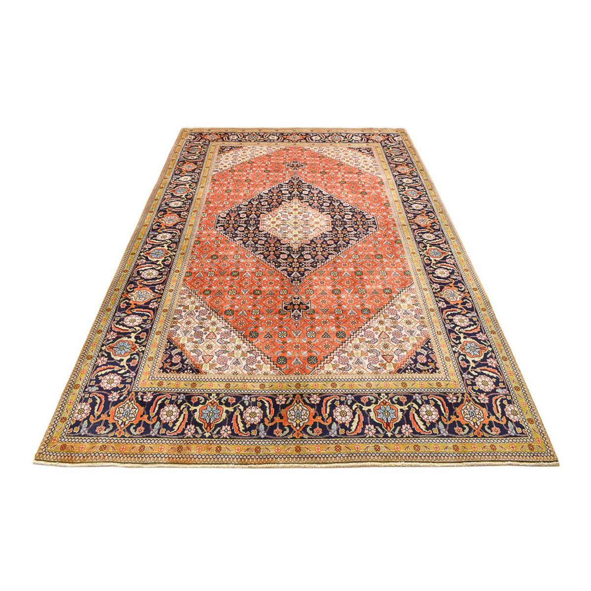 Tapis persan - Tabriz - 306 x 197 cm - orange