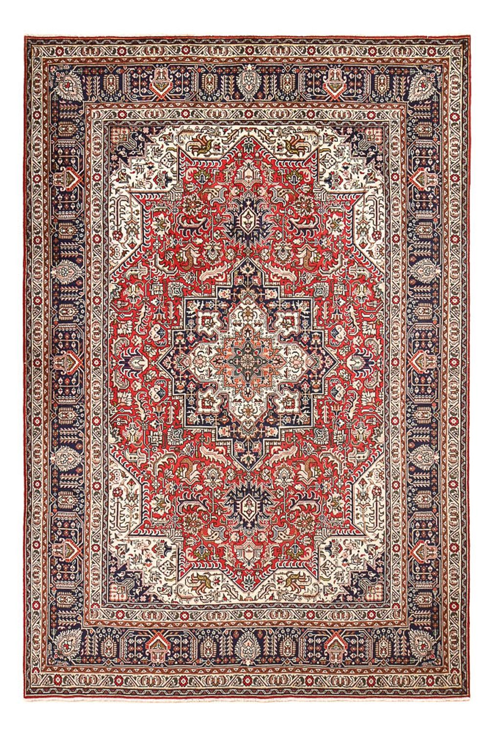 Tapis persan - Tabriz - 295 x 200 cm - rouge