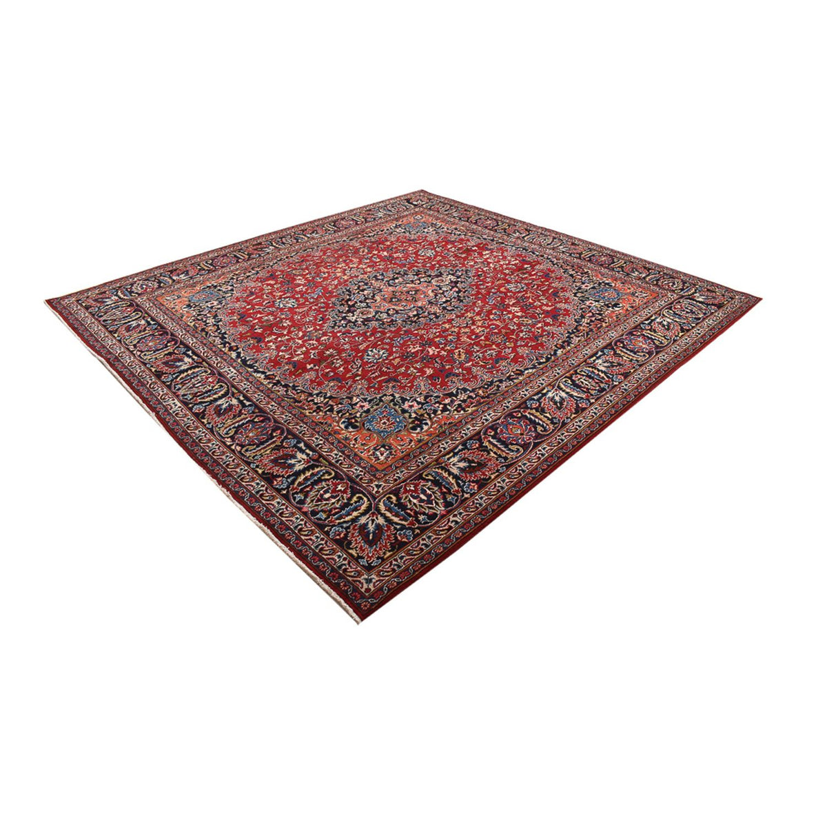 Tapis persan - Classique carré - 319 x 296 cm - rouge