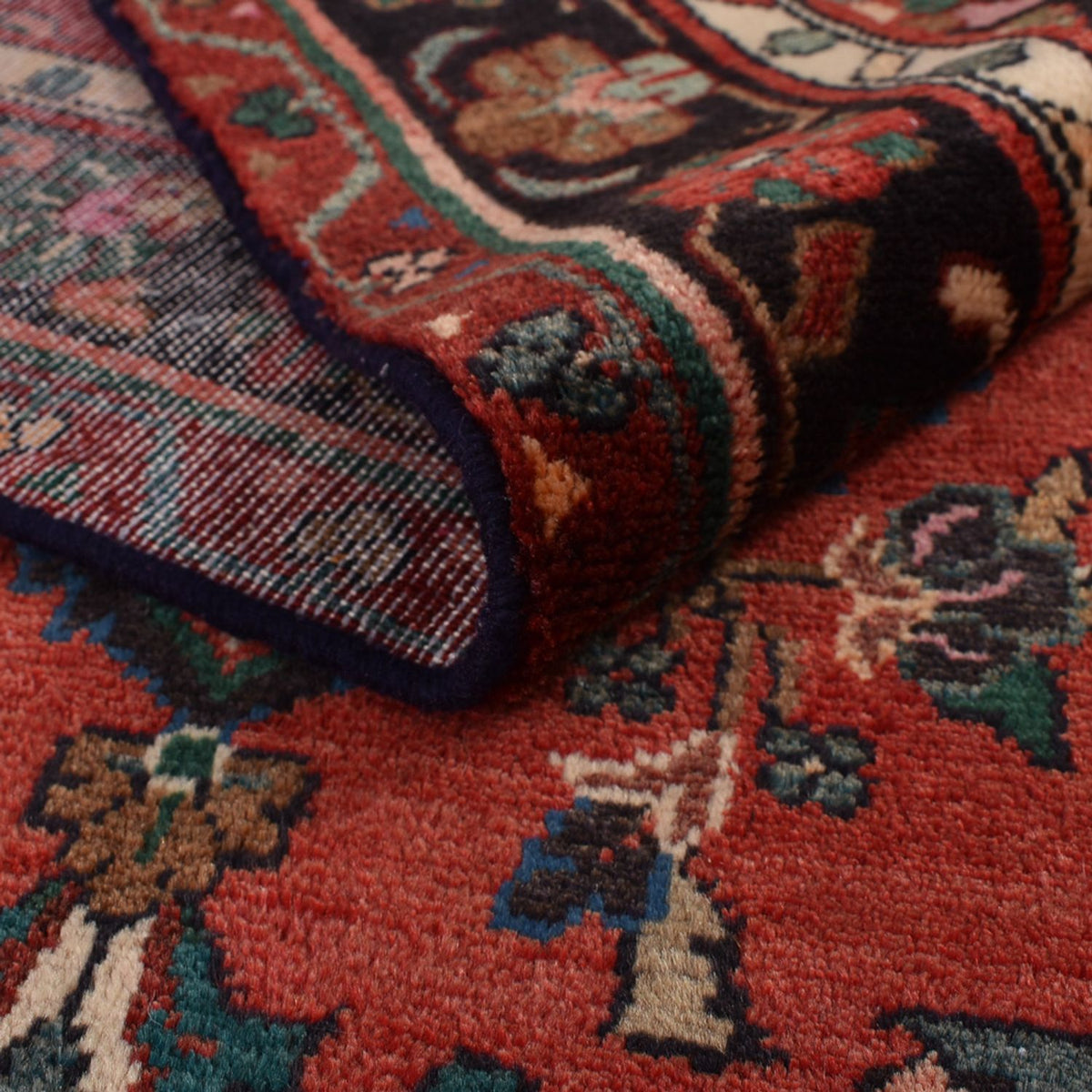 Tapis de couloir Tapis persan - Nomadic - 420 x 107 cm - rouge
