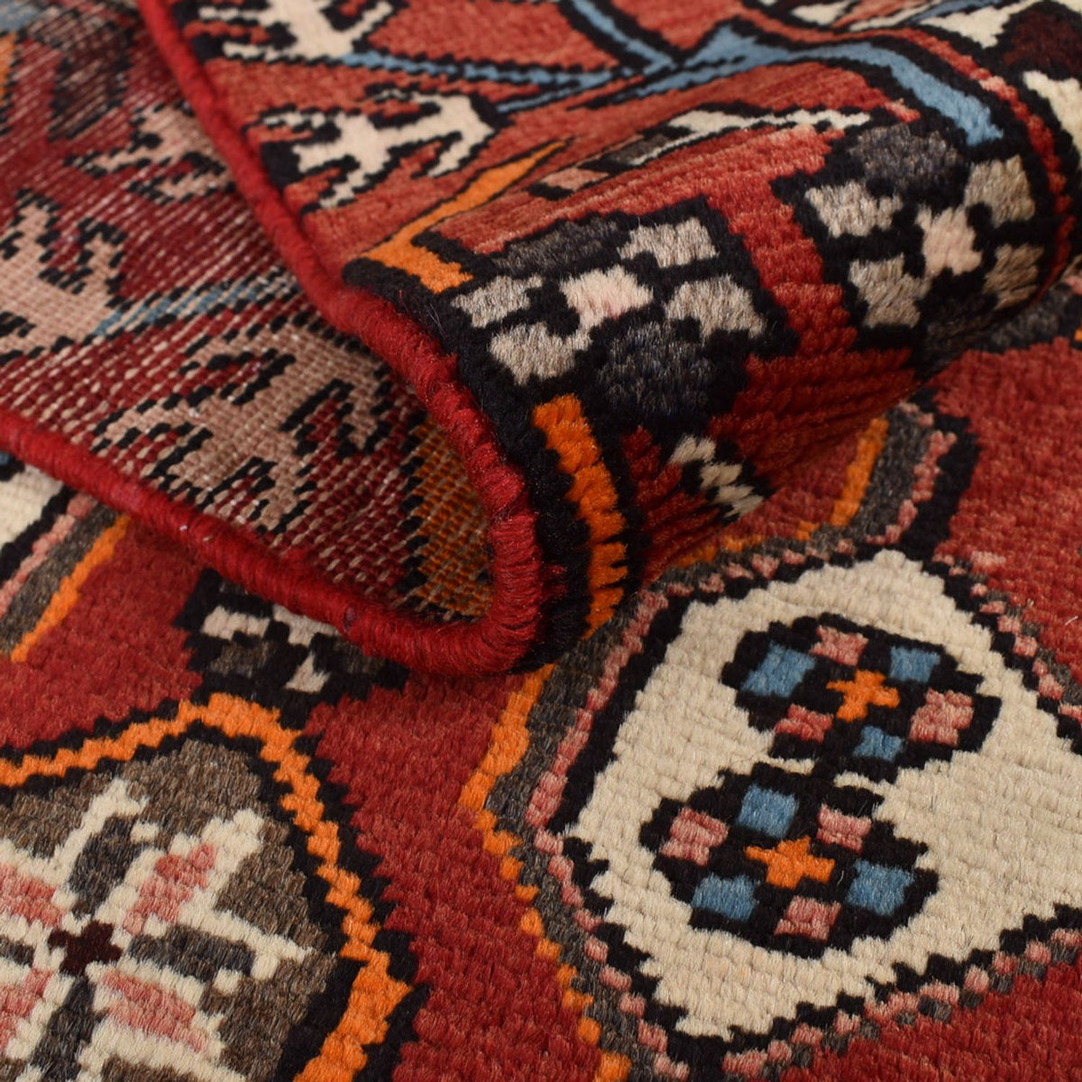 Tapis de couloir Tapis persan - Nomadic - 297 x 111 cm - multicolore