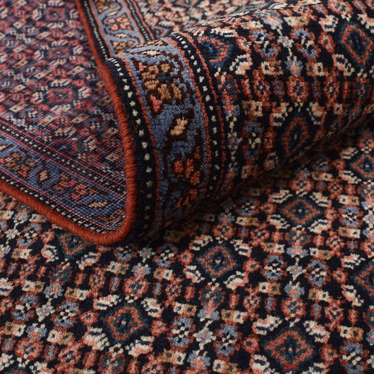 Tapis de couloir Tapis persan - Classique - 378 x 105 cm - beige foncé