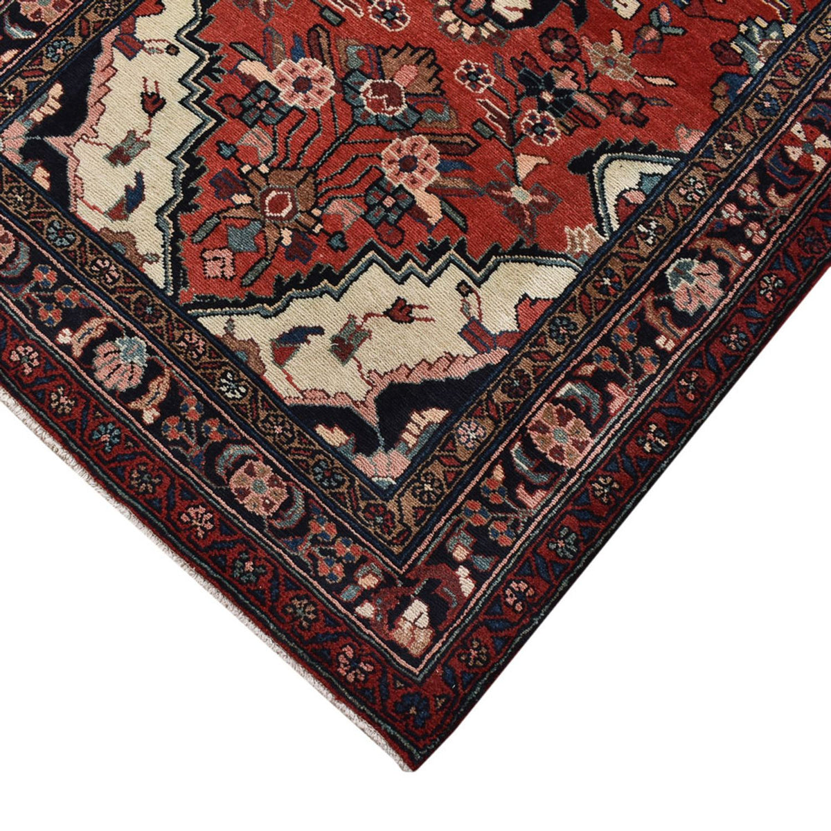 Tapis de couloir Tapis persan - Nomadic - 333 x 112 cm - rouge clair