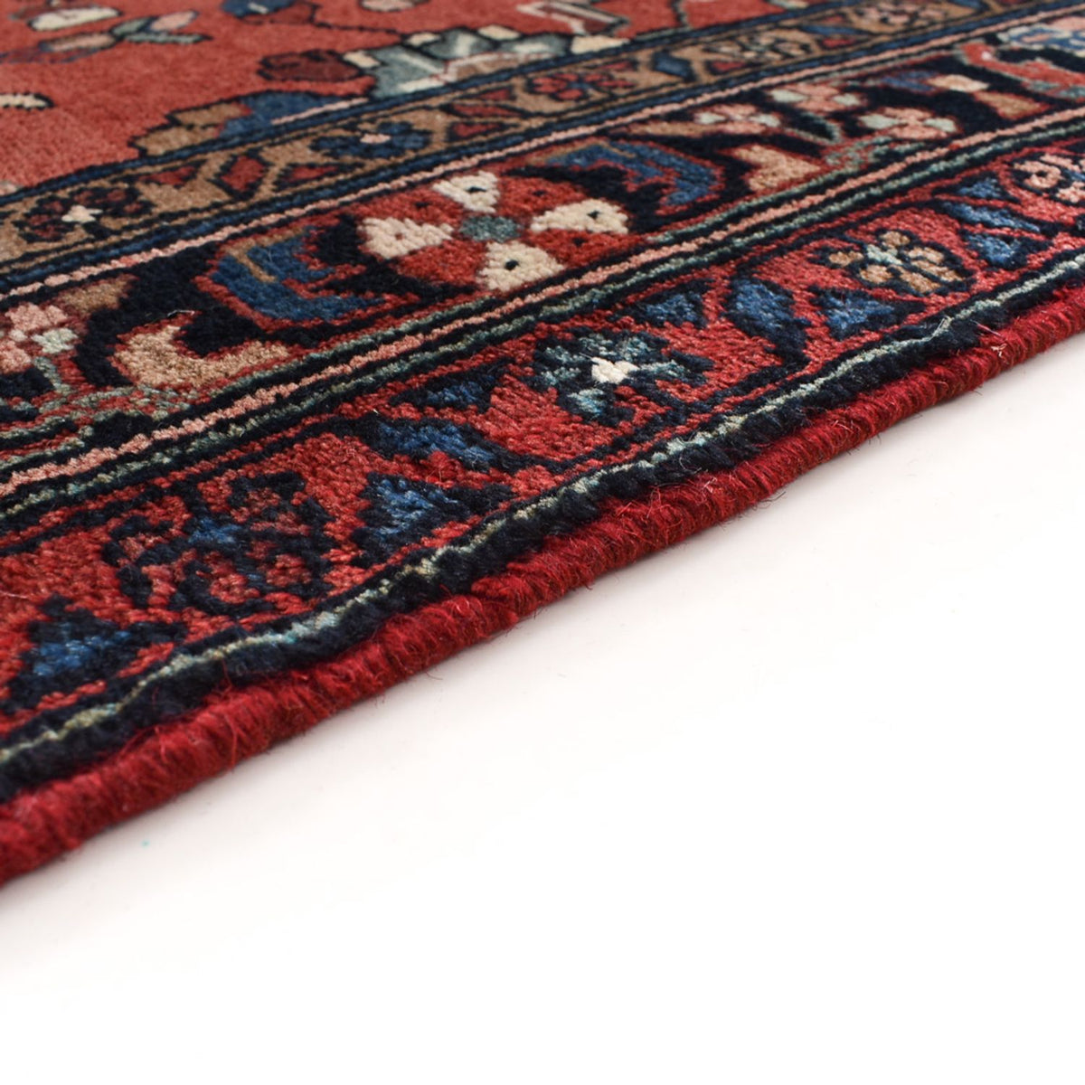 Tapis de couloir Tapis persan - Nomadic - 333 x 112 cm - rouge clair
