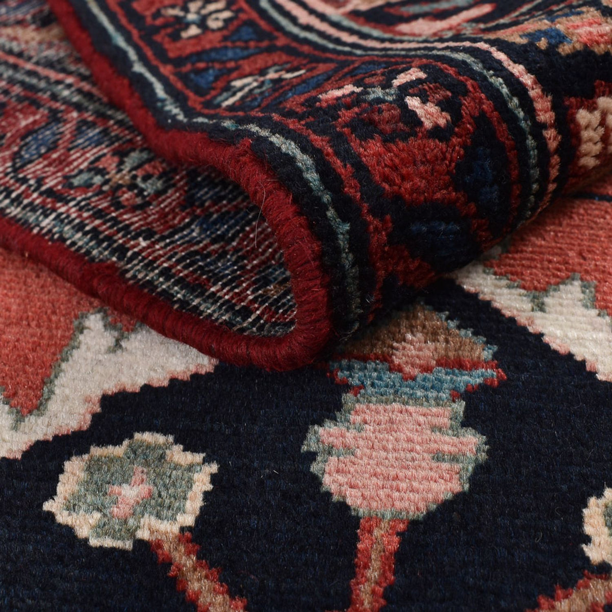Tapis de couloir Tapis persan - Nomadic - 333 x 112 cm - rouge clair