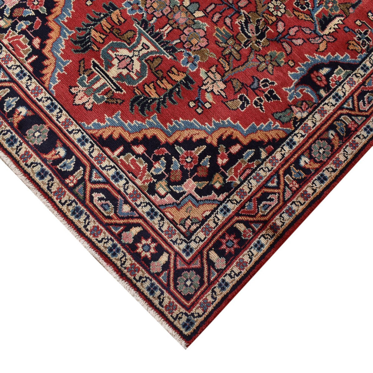 Tapis de couloir Tapis persan - Nomadic - 320 x 111 cm - rouge