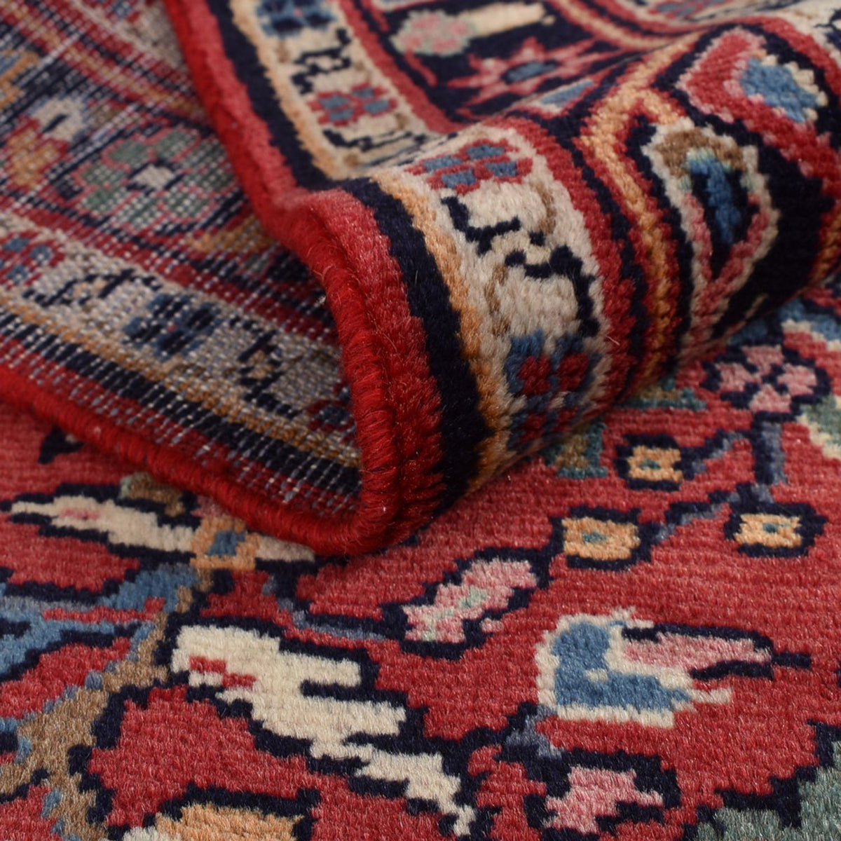 Tapis de couloir Tapis persan - Nomadic - 320 x 111 cm - rouge