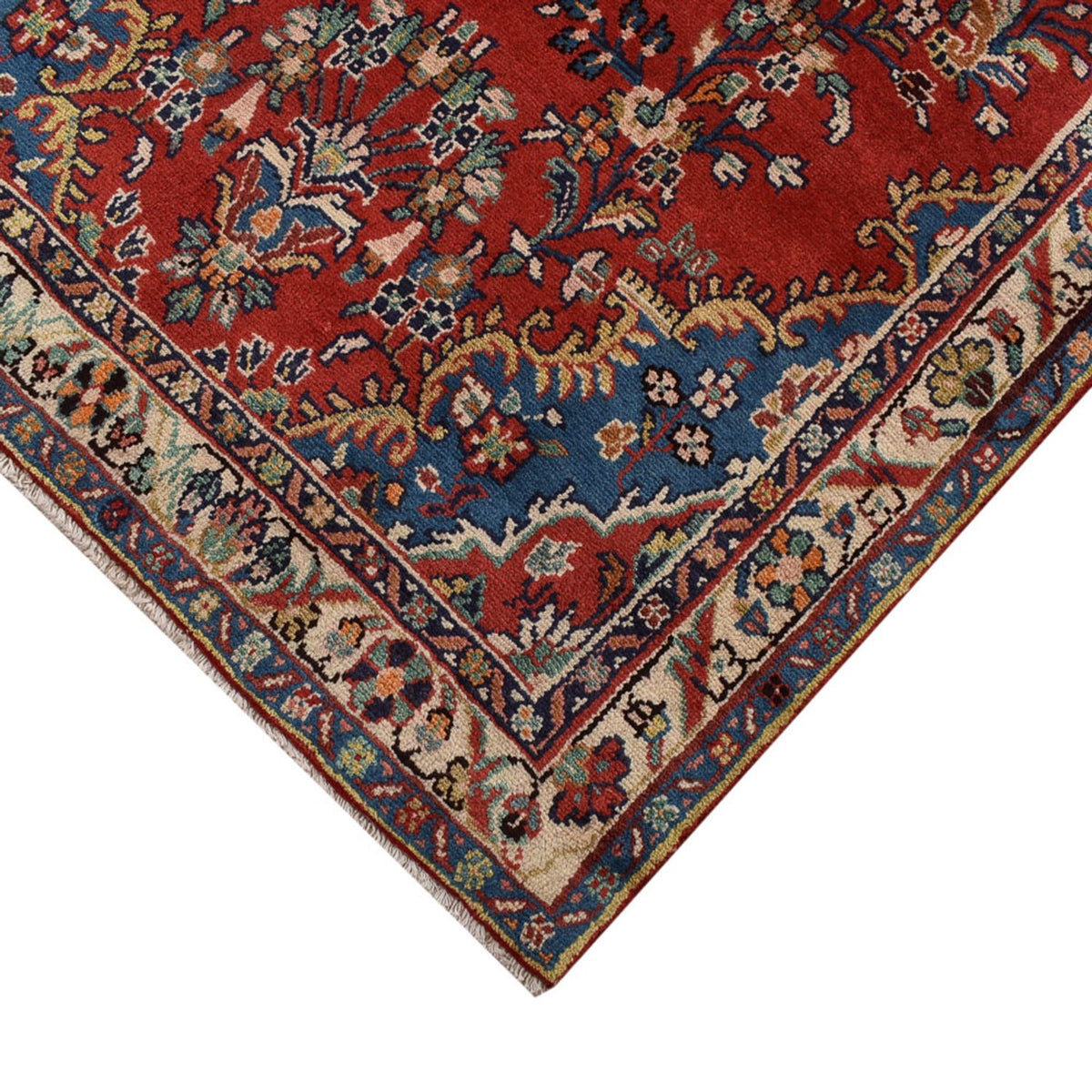 Tapis de couloir Tapis persan - Nomadic - 312 x 109 cm - rouge