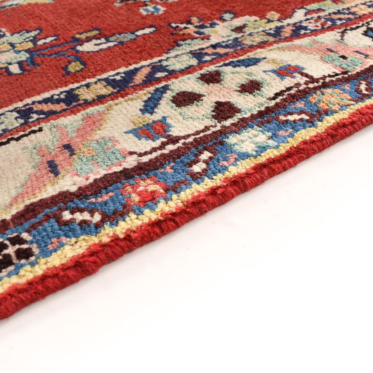 Tapis de couloir Tapis persan - Nomadic - 312 x 109 cm - rouge