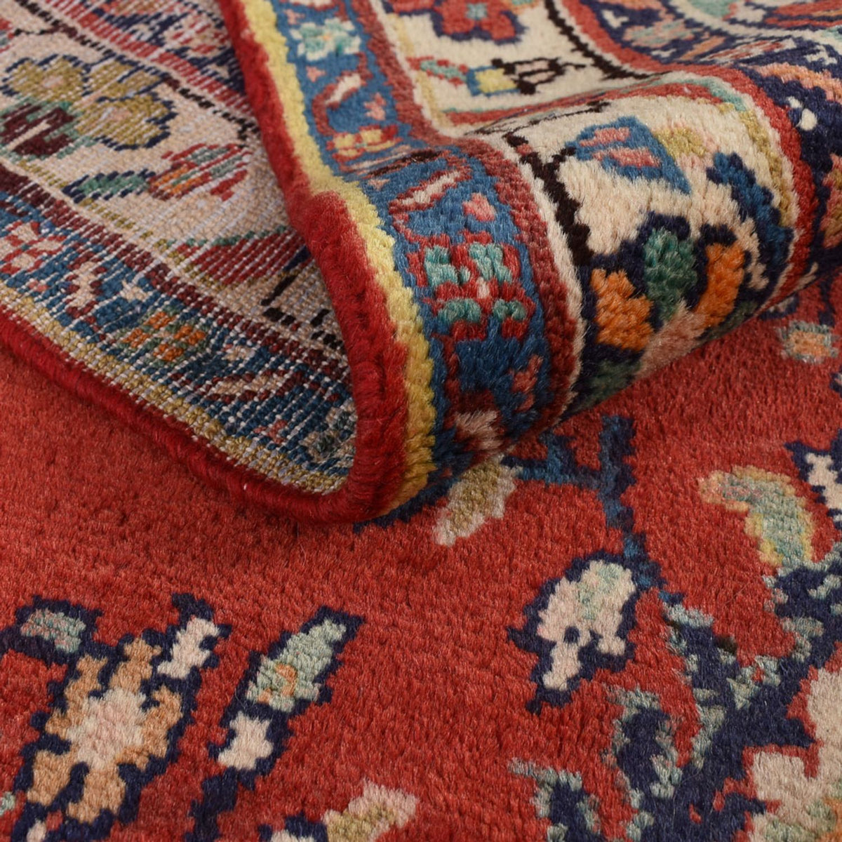Tapis de couloir Tapis persan - Nomadic - 312 x 109 cm - rouge