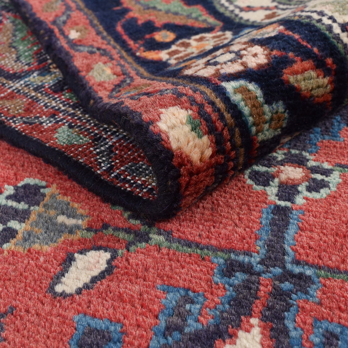 Tapis de couloir Tapis persan - Nomadic - 348 x 111 cm - rouge clair