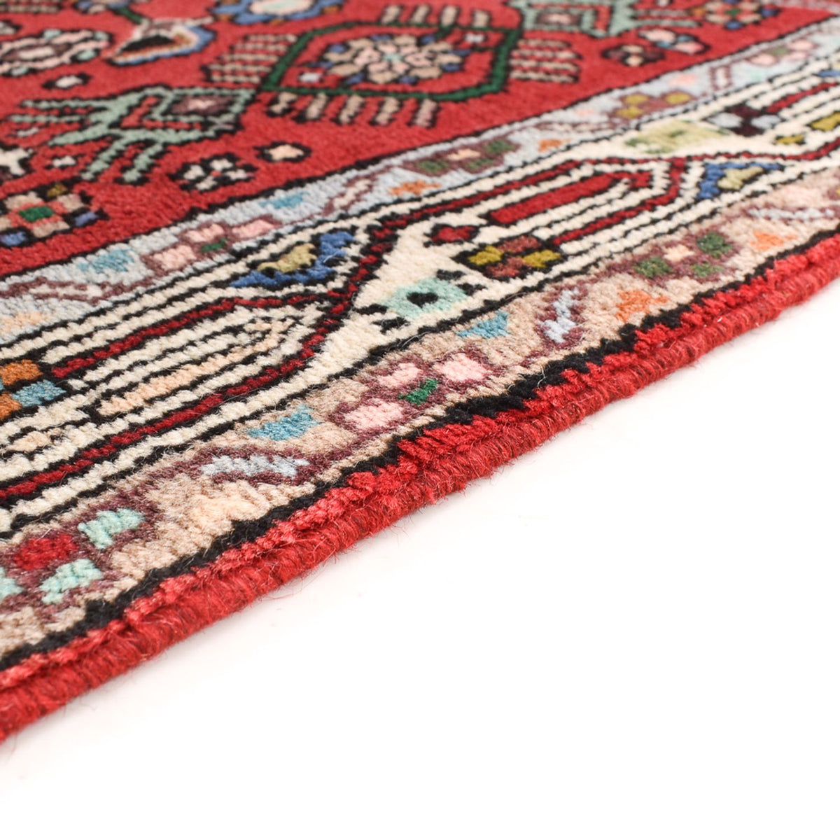 Tapis de couloir Tapis persan - Nomadic - 235 x 76 cm - rouge
