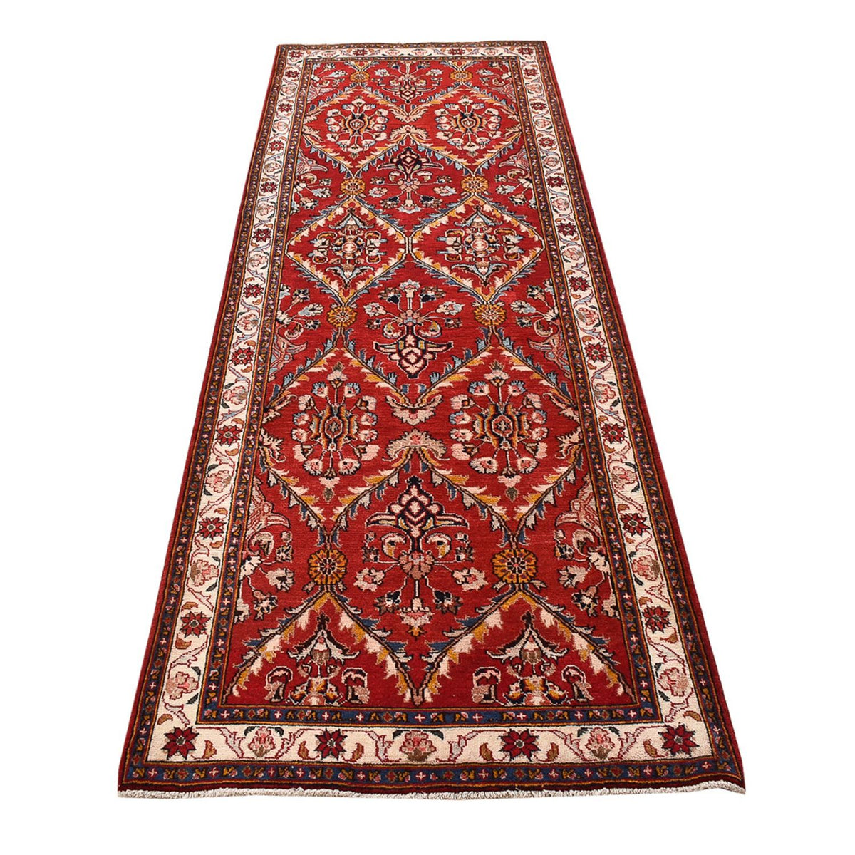 Tapis de couloir Tapis persan - Classique - 276 x 93 cm - rouge
