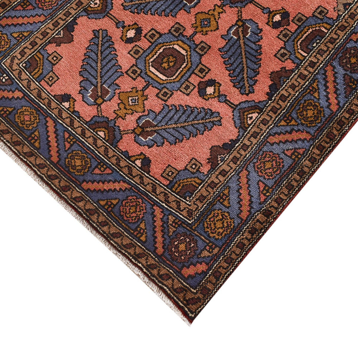 Tapis de couloir Tapis persan - Nomadic - 308 x 80 cm - rouge clair