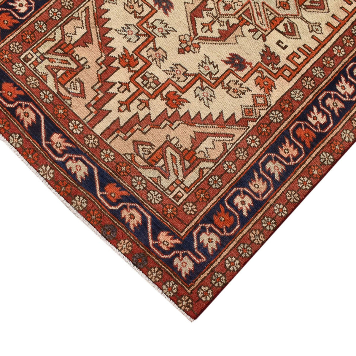 Tapis de couloir Tapis persan - Nomadic - 345 x 82 cm - beige