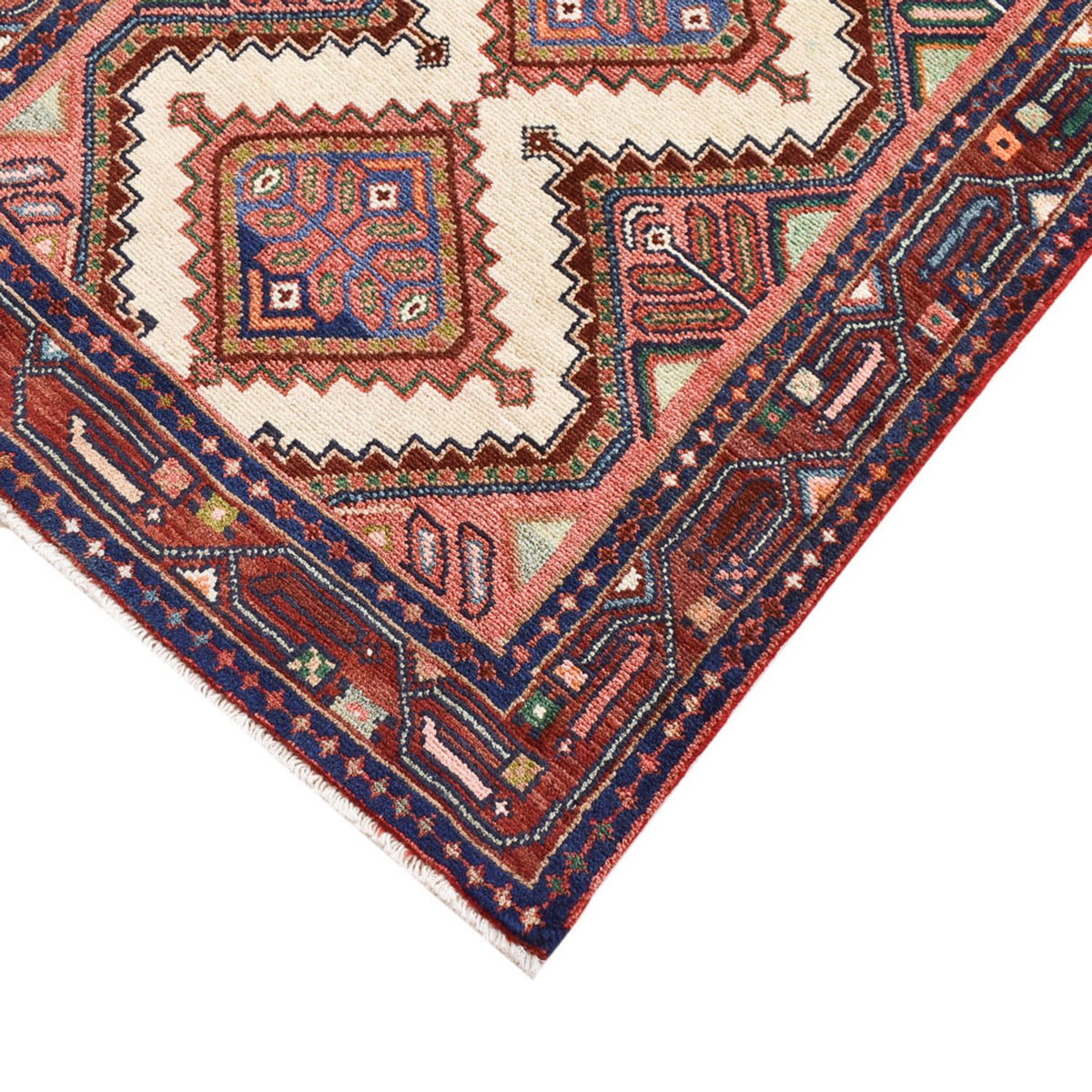 Tapis de couloir Tapis persan - Nomadic - 290 x 77 cm - beige foncé
