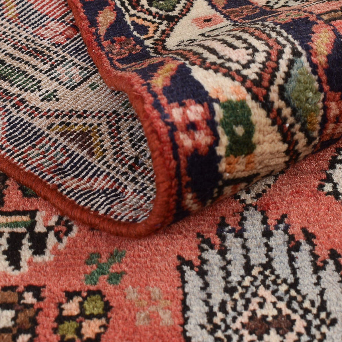 Tapis de couloir Tapis persan - Nomadic - 286 x 75 cm - rouge clair