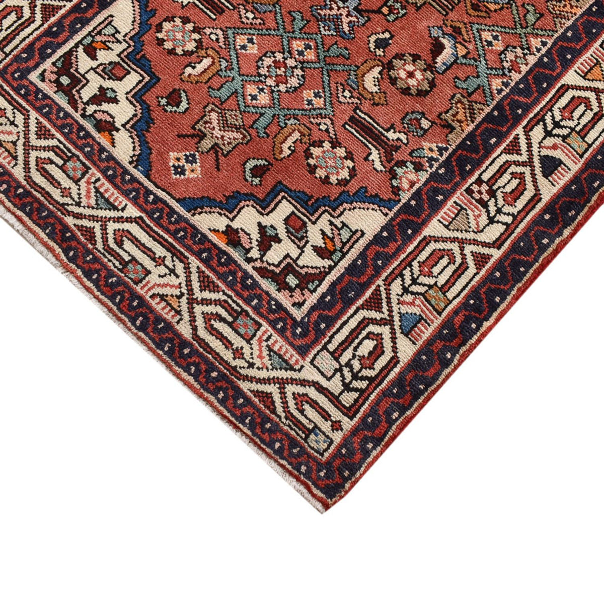 Tapis de couloir Tapis persan - Nomadic - 320 x 85 cm - rouge clair