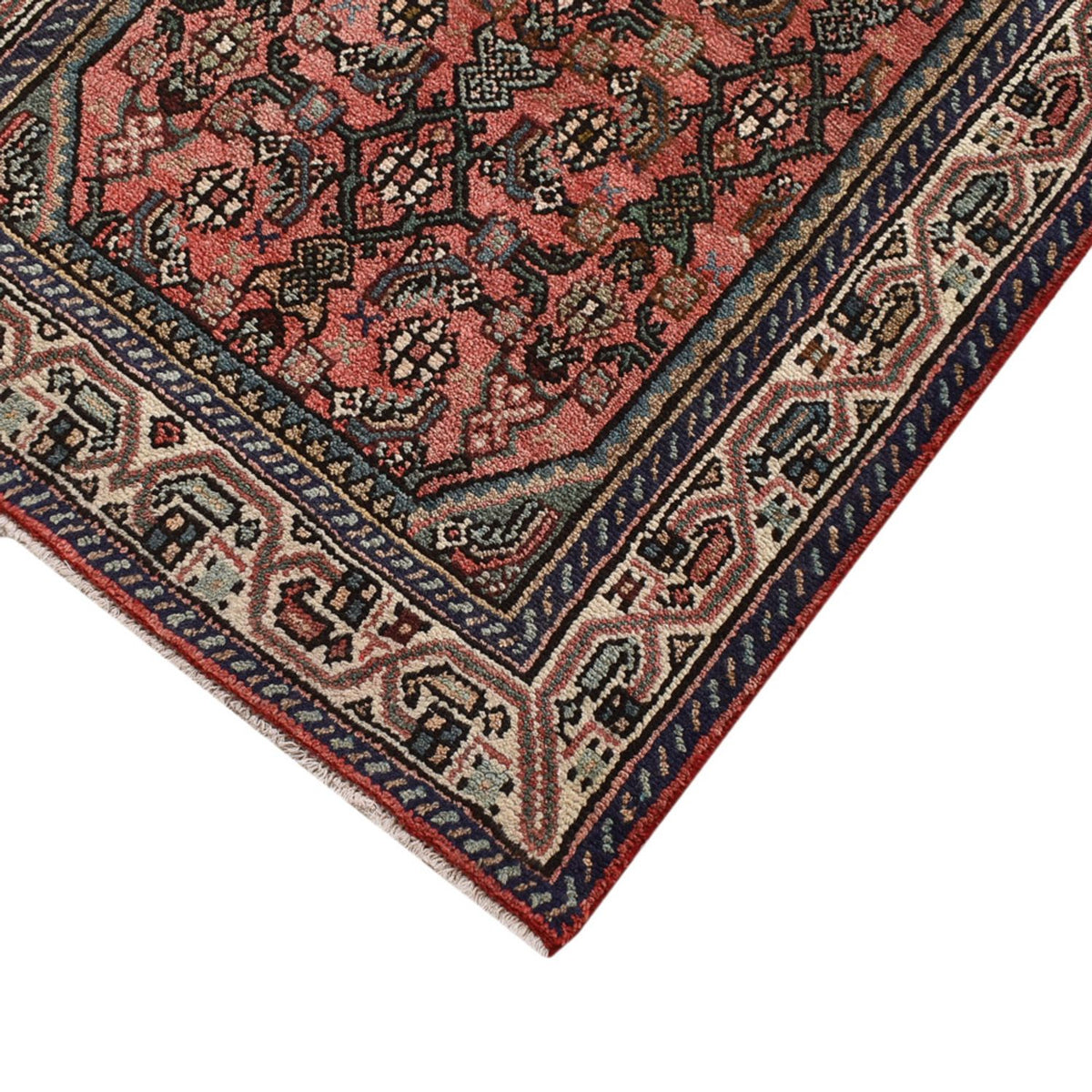 Tapis de couloir Tapis persan - Nomadic - 290 x 84 cm - rouge clair