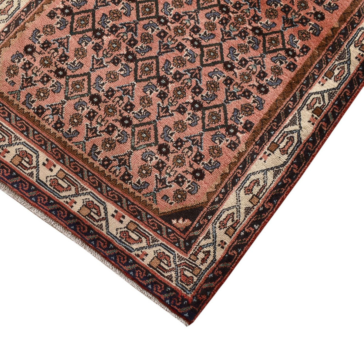 Tapis de couloir Tapis persan - Nomadic - 295 x 85 cm - beige foncé