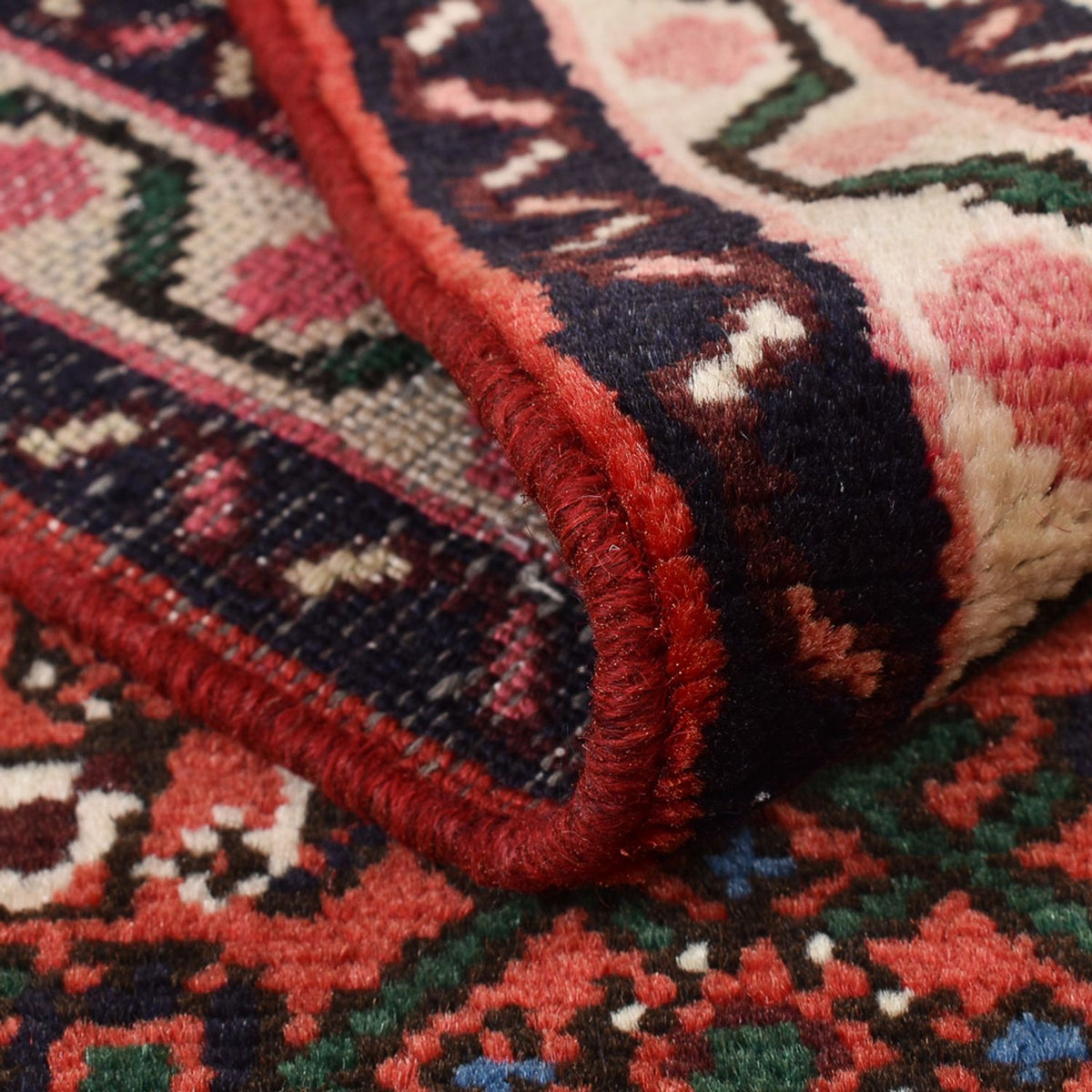 Tapis de couloir Tapis persan - Nomadic - 188 x 68 cm - rouge